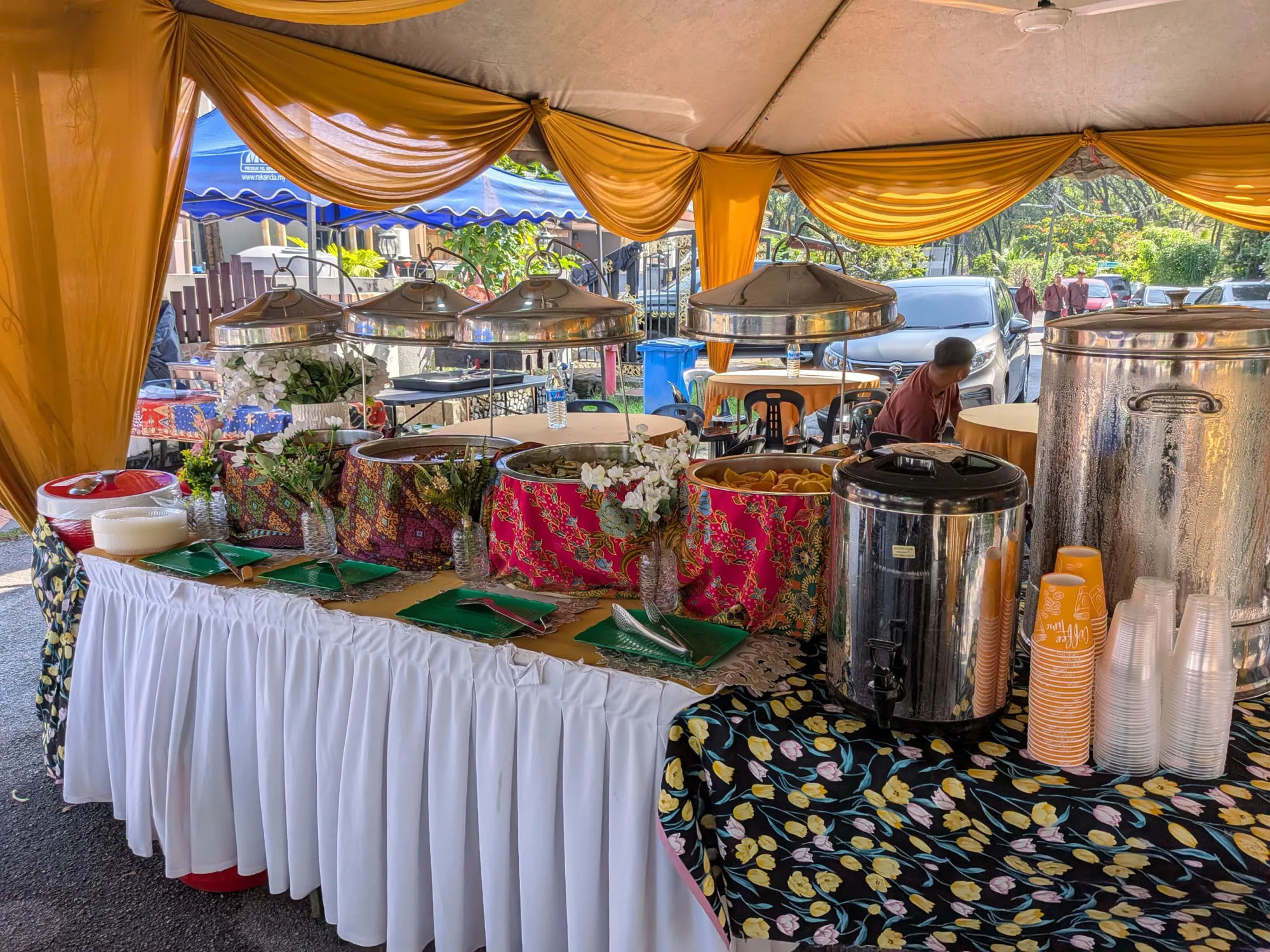 Pakej D — Lengkap dengan Kanopi — hidangan aqiqah siap dihantar untuk majlis keluarga anda